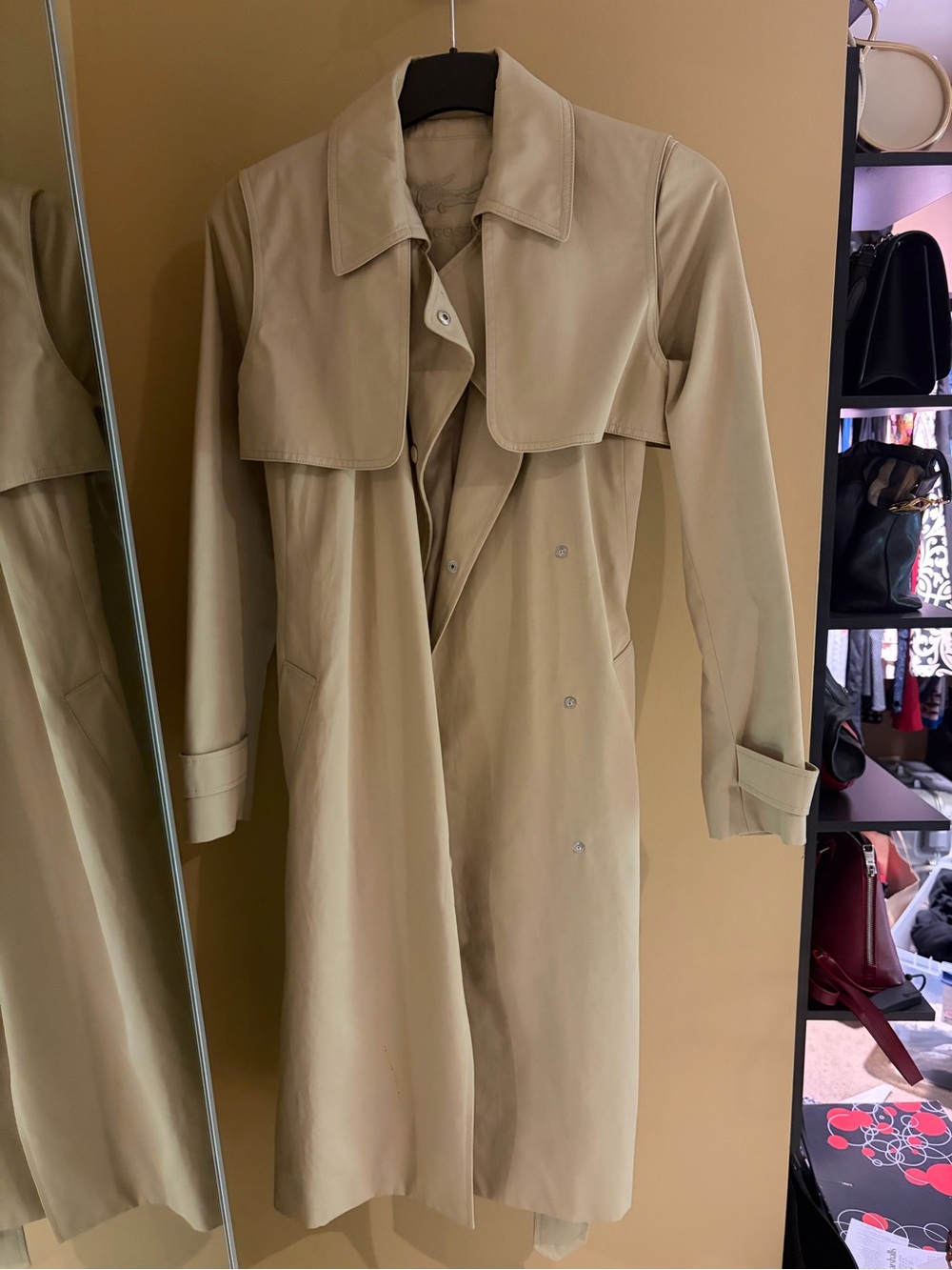 Lacoste Khaki Trench Coat (Women's)